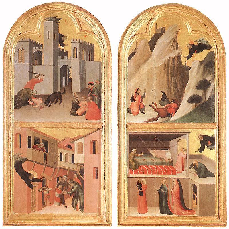 Simone Martini Blessed Agostino Novello Altarpiece